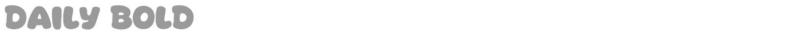 Daily Bold font preview